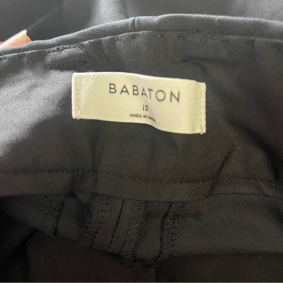 Babaton x Aritzia Nix Belted Shorts In Black Women's Size 12 - Picture 3 of 6